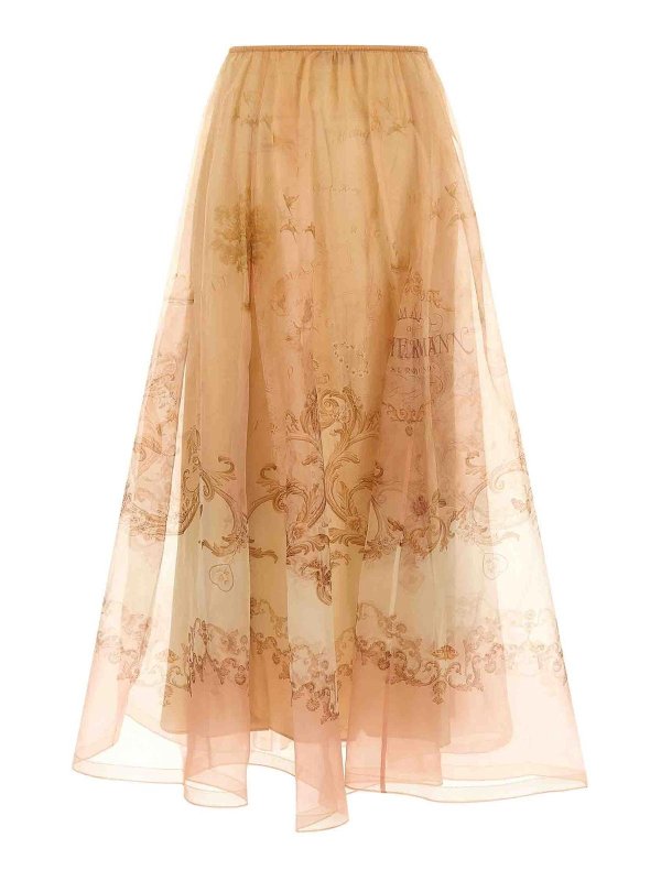 ZIMMERMANN: ロングシャツ online - ロングスカート - ベージュ