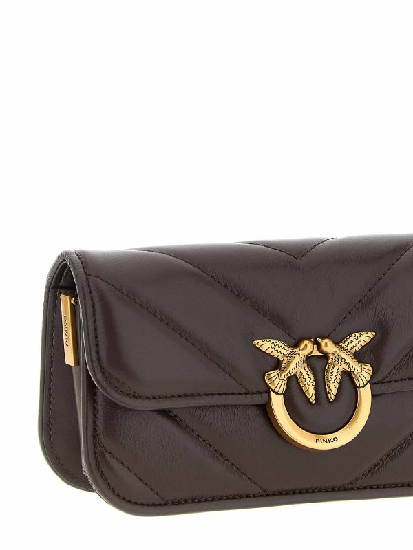 The Best Shops Pinko: Sacs à main - Sac Cabas - Love Birds Diamond Cut