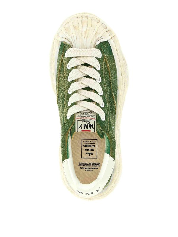 スニーカー - 緑 shop online: MAISON MIHARA YASUHIRO