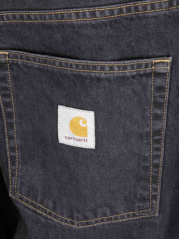 The Best Shops CARHARTT: Casual Hosen - Straight Leg Jeans - Schwarz