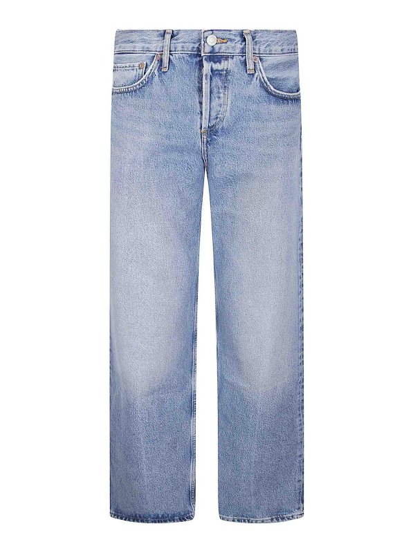 AGOLDE: Straight Leg Jeans - Straight Leg Jeans - Blau