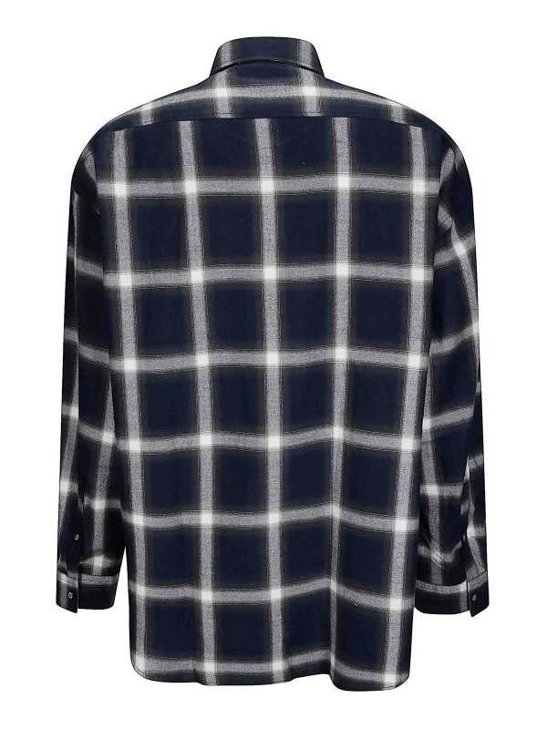Acne Studios: camicie online - Camicia a quadri
