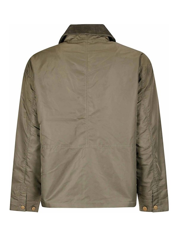 BRAIN DEAD: bombers online - Cropped Chore Jacket