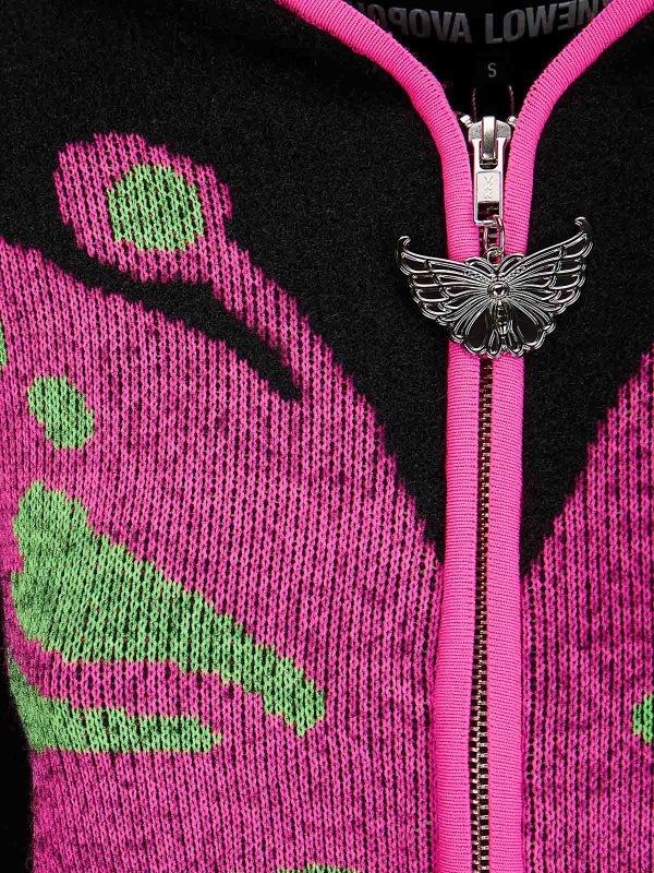 The Best Shops CHOPOVA LOWENA: cardigan - Cardigan con farfalla neon