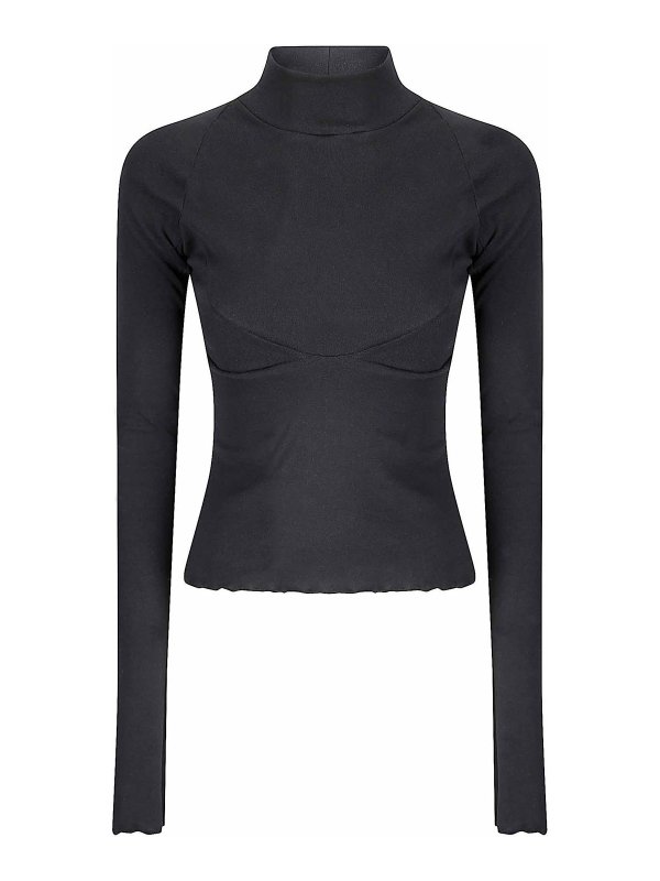 EVROPA: Tops y camisetas sin mangas - Top - Negro