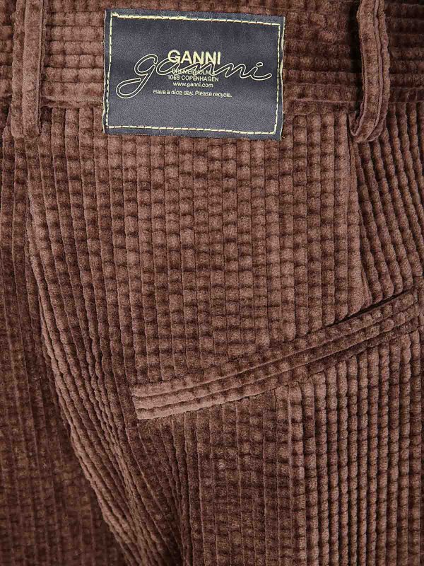 The Best Shops GANNI: カジュアルトラウザー - カジュアルパンツ - キャメル