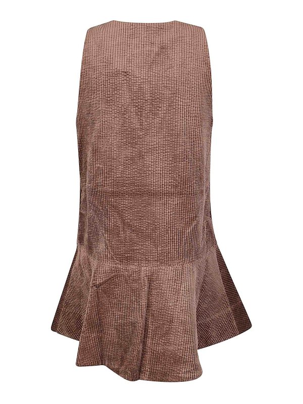 GANNI: Vestidos cortos online - Vestido Corto - Camel