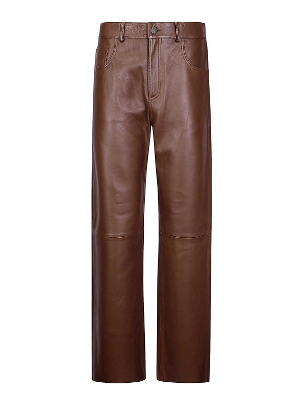 HAIKURE: leather trousers - Bonnie Leather