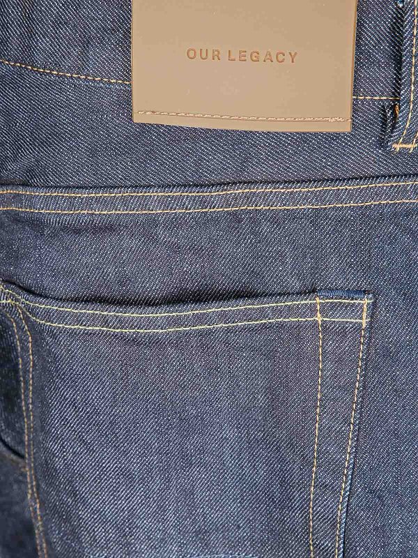The Best Shops OUR LEGACY: Jeans à jambe droite - Jean Droit - Bleu
