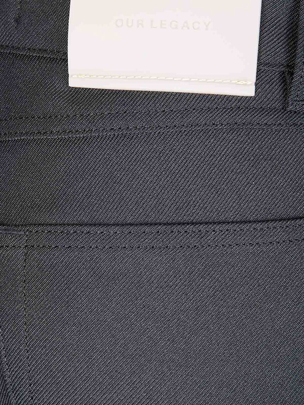 The Best Shops OUR LEGACY: カジュアルトラウザー - カジュアルパンツ - 黒