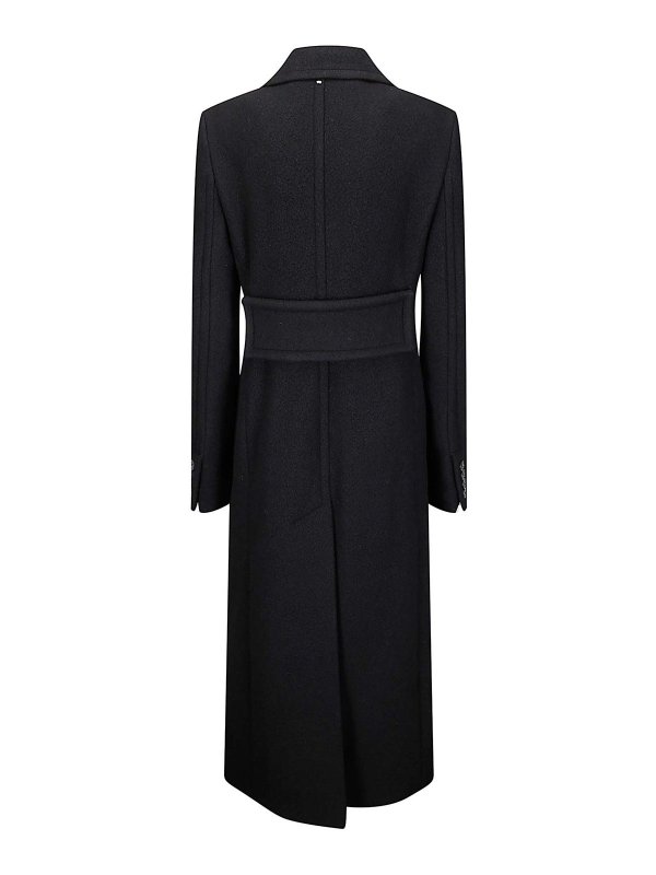 SPORTMAX: Abrigos semilargos online - Abrigo Midi - Negro