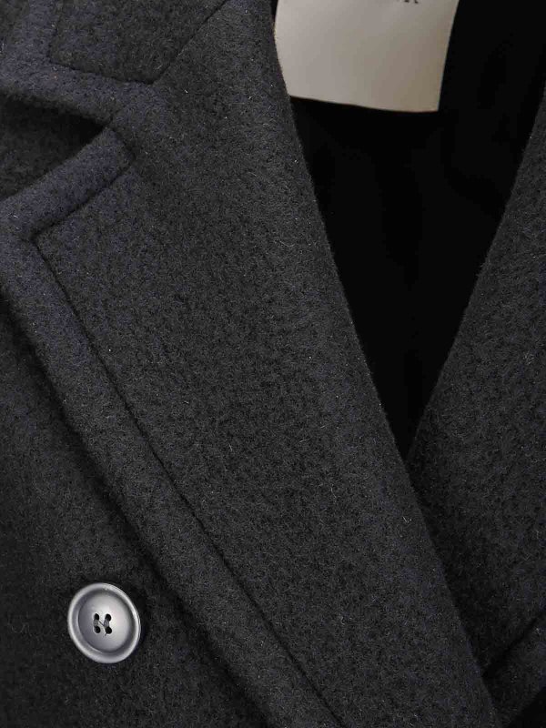 The Best Shops SPORTMAX: Abrigos semilargos - Abrigo Midi - Negro