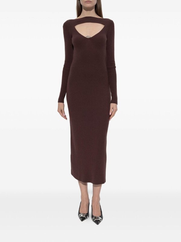 The Best Shops DIESEL: Robe longueur genou - Robe Au Genou - Marron