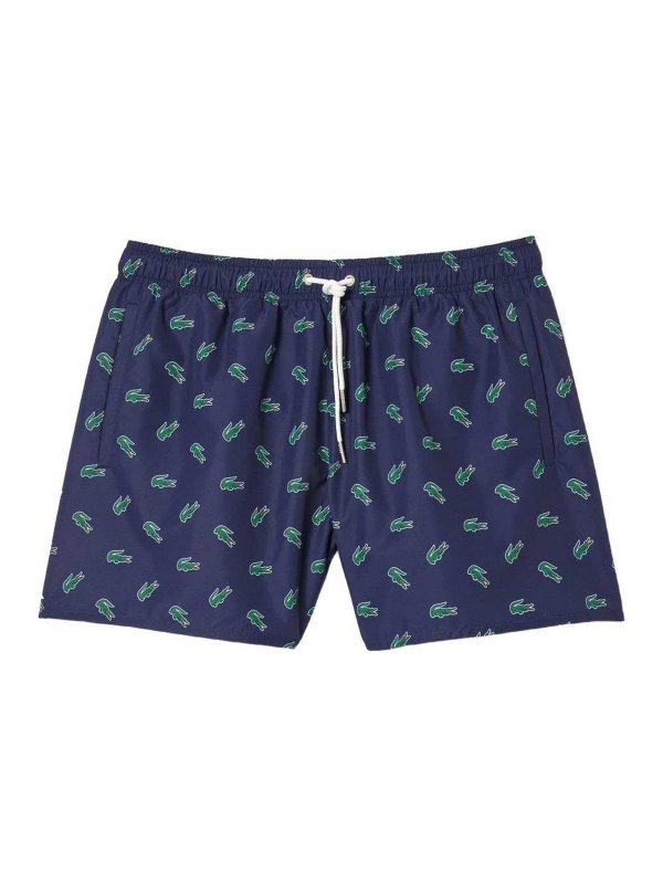 LACOSTE: Badeanzüge - Badeanzug - Blau