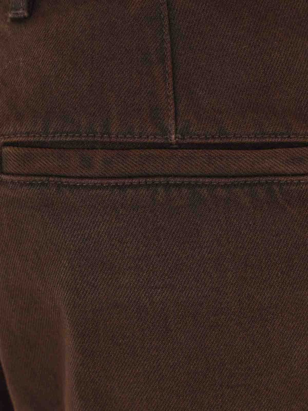 DRIES VAN NOTEN: Jeans Rectos online - Vaqueros Rectos - Marrón