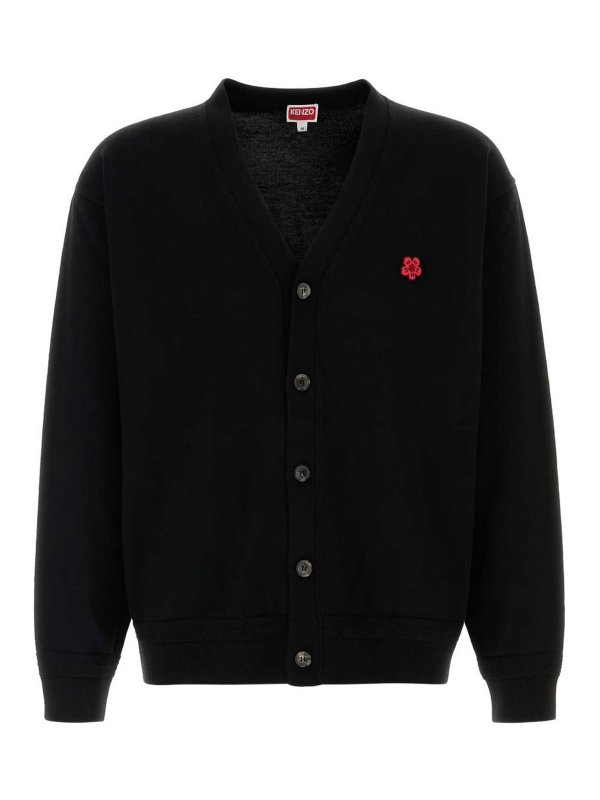 KENZO: カーディガン - カーディガン - 黒