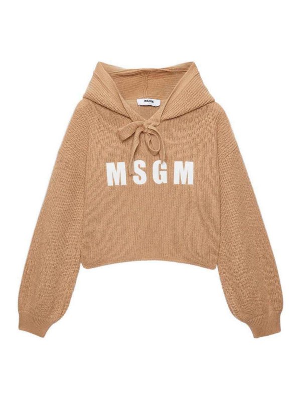 m.s.g.m.: Sweatshirts & Pulls - Sweat-Shirts - Beige