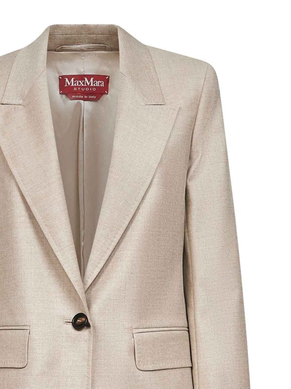 Max Mara: Blazer online - Blazer - Beige