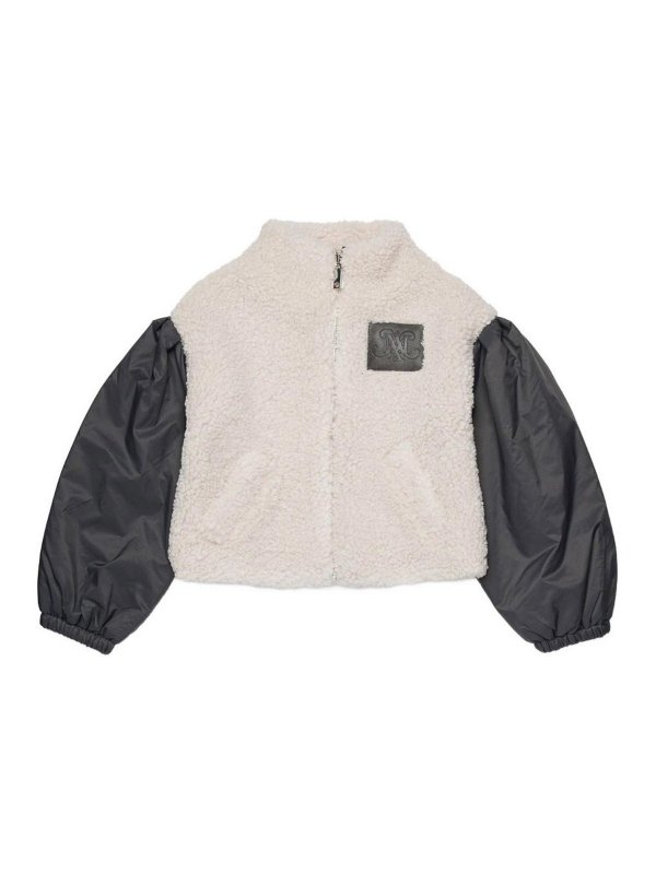 MAX&CO.: bombers - Bomber Jacket With Contrasting Sleeves