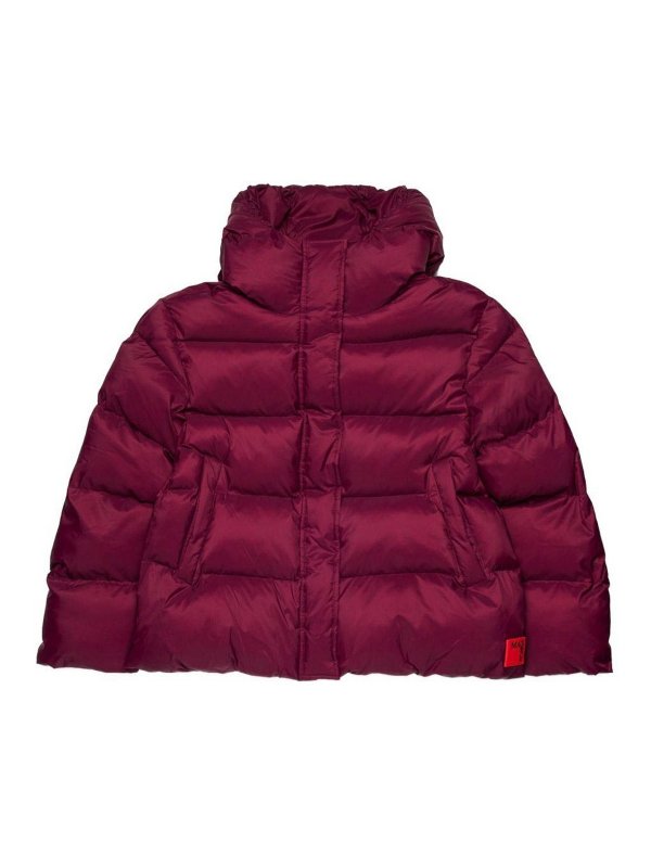 MAX&CO.: ダウン・ハイテクジャケット - ダウンジャケット - 赤