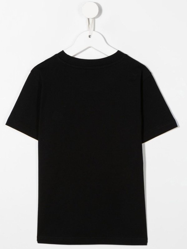 The Best Shops MONCLER JR: T-shirts - T-Shirt - Schwarz