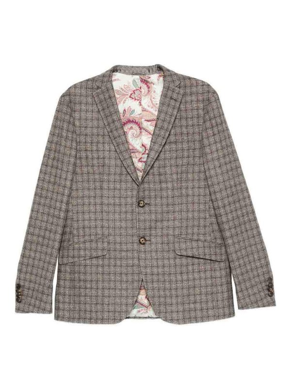 ETRO: Blazer - Blazer - Grau