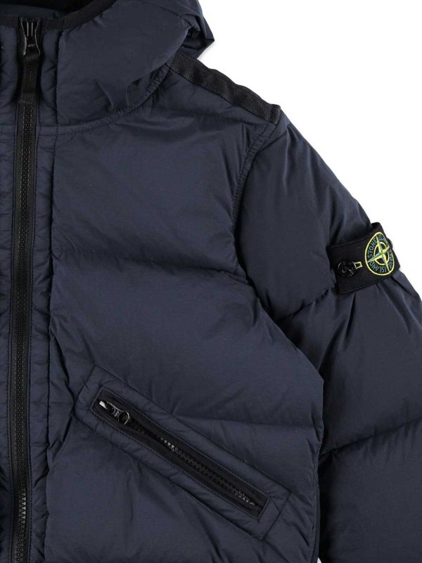 The Best Shops Stone Island Junior: ダウン・ハイテクジャケット - ダウンジャケット - ブルー