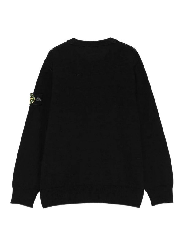 Stone Island Junior: クルーネック online - クルーネック - 黒