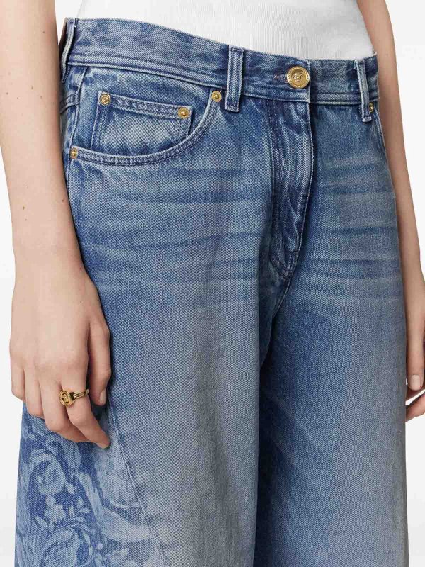 VERSACE buy online Vaqueros Rectos - Azul