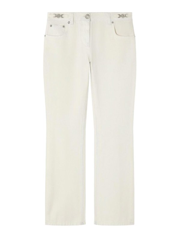 VERSACE: straight leg jeans - Cotton Jeans