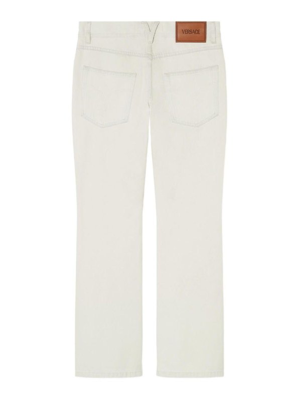 VERSACE: straight leg jeans online - Cotton Jeans