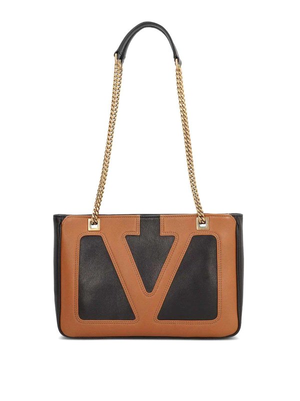 VALENTINO GARAVANI: shoulder bags - Viva Superstar Leather Shoulder Bag