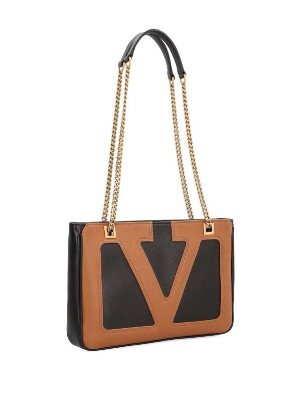 VALENTINO GARAVANI: shoulder bags online - Viva Superstar Leather Shoulder Bag
