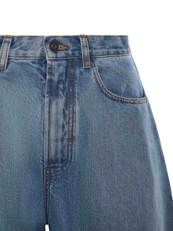 Alaïa: Jeans Rectos online - Vaqueros Rectos - Azul