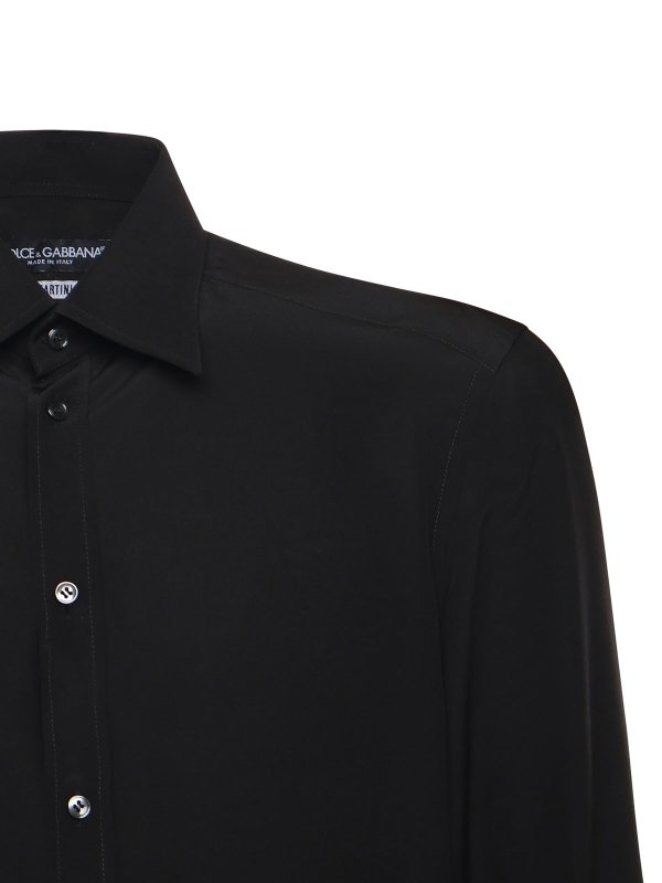 DOLCE & GABBANA: shirts online - Silk Crepe De Chine Shirt