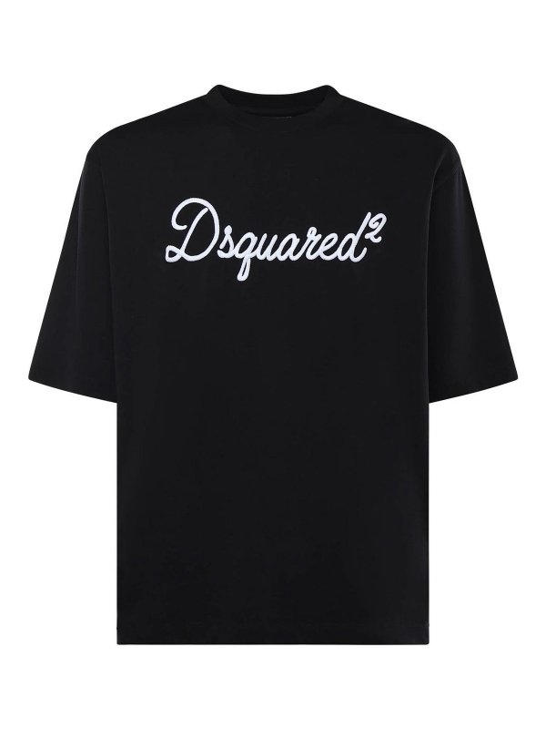 DSQUARED2: t-shirts - Jersey T-Shirt With Logo