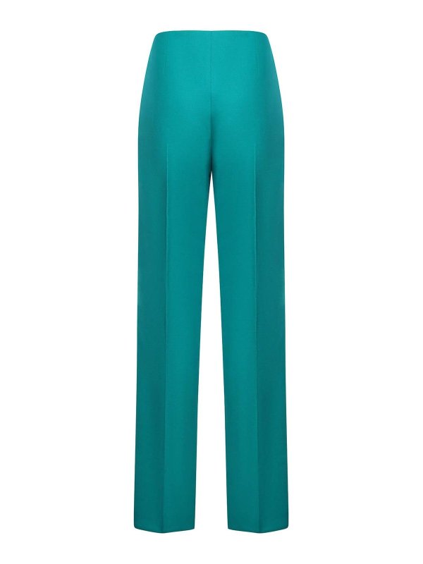 The Best Shops FENDI: casual trousers - Grain De Poudre Wool Trousers