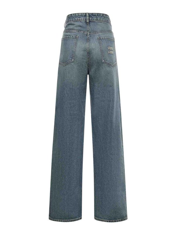 The Best Shops MIU MIU: straight leg jeans - Denim Jeans