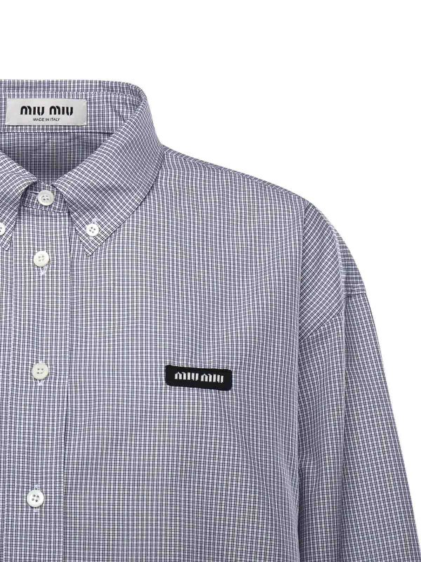 MIU MIU: shirts online - Poplin Shirt