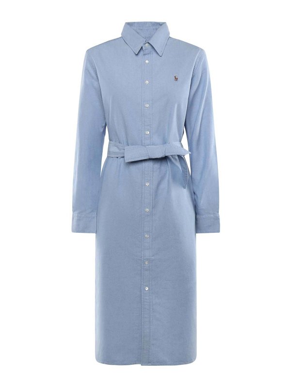 POLO RALPH LAUREN: shirts - Cotton Shirt Dress