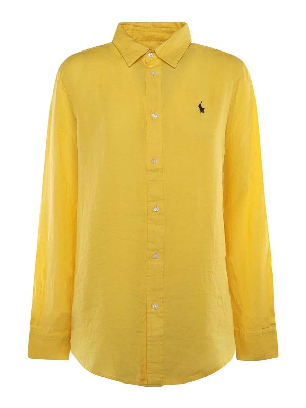 POLO RALPH LAUREN: Hemden - Hemd - Gelb