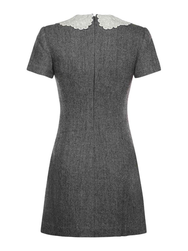 The Best Shops Self Portrait: Robes courtes - Robe Courte - Gris