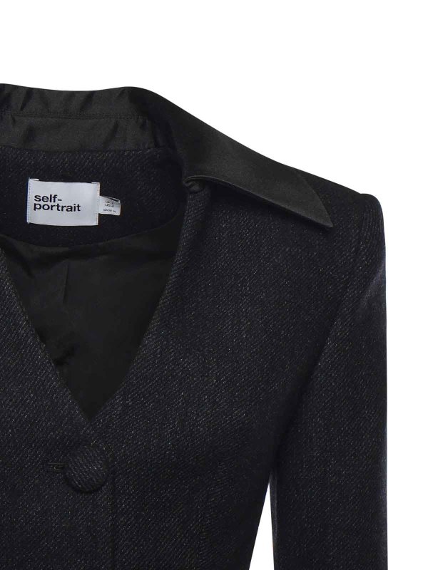 Self Portrait: ニーレングスドレス online - 膝丈ドレス - 黒