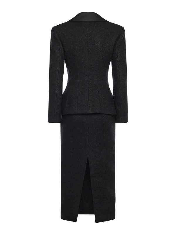 The Best Shops Self Portrait: ニーレングスドレス - 膝丈ドレス - 黒