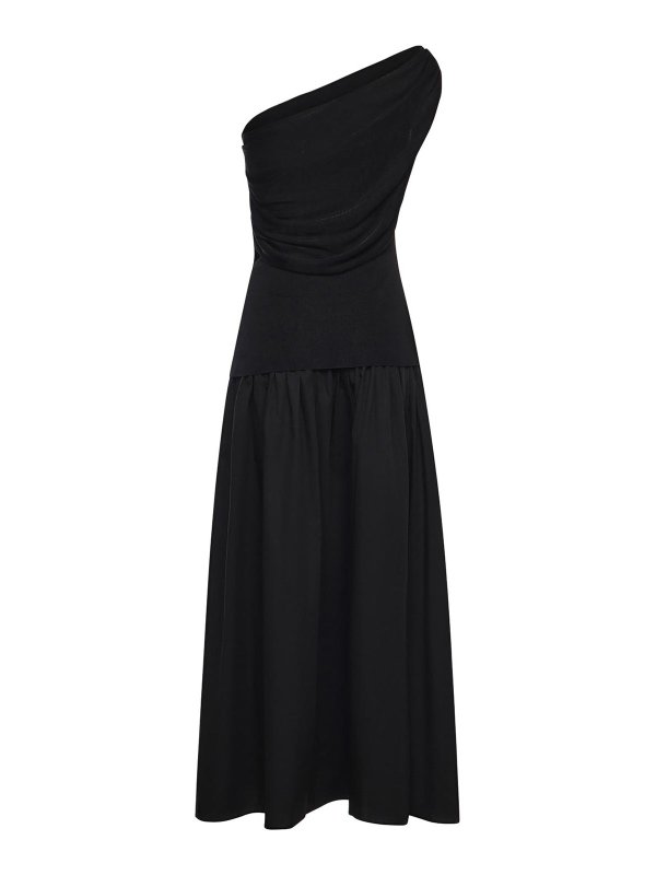 The Best Shops Self Portrait: ニーレングスドレス - 膝丈ドレス - 黒