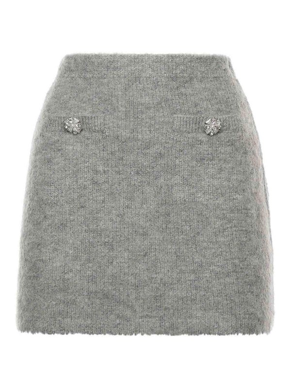 Self Portrait: ミニスカート - ミニスカート - グレー