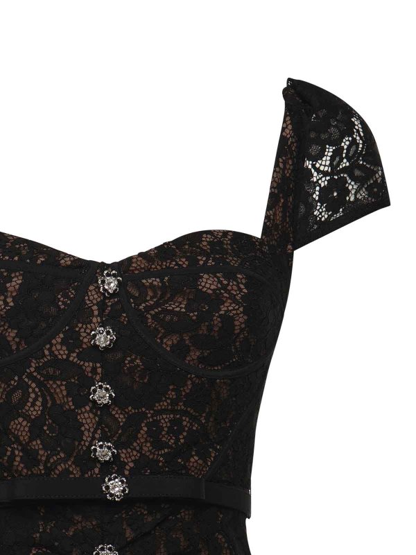 Self Portrait: ニーレングスドレス online - 膝丈ドレス - 黒