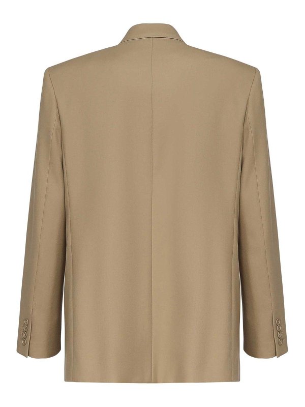 The Best Shops SAINT LAURENT: blazers - Double-Breasted Wool Jacket