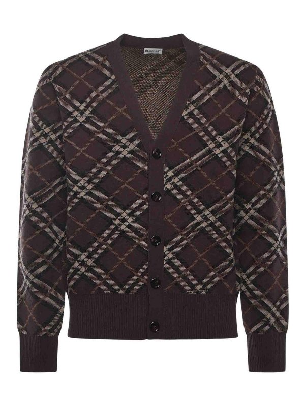 BURBERRY: Cárdigans - Cárdigan - Negro