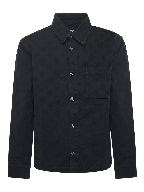 CASABLANCA: shirts - Monogram Denim Shirt